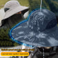 Professionell solhatt för utomhusbruk 🛡️ UPF50+ brett brätte + ansiktsmask, andningsbar design, sol- och insektsskydd, förstahandsvalet för sommarvandring 🥾
