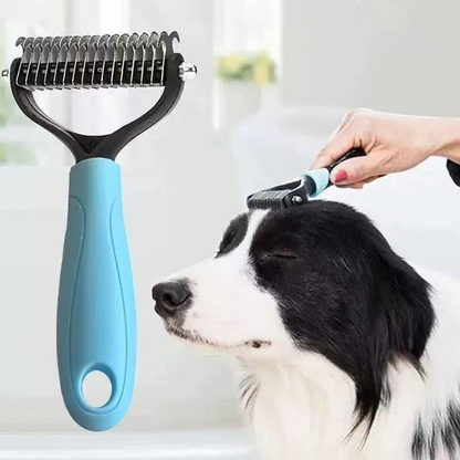 🐾 Köp 1 få 1 gratis! 🧹 Dubbelsidig Pälsvårdskam för Hundar & Katter – Rensa Lös Päls & Mjuka Borstar – Perfekt För Daglig Skötsel & Minimerad Fällning 🐶