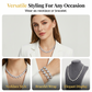 🥳 2026 Ny Stil 🥳💞 50K+ Sålda! 💥 50% RABATT! 🔥 Glänsande Hjärta Statement Kedjehalsband – Rhinösten, Guld/Silver, Justerbar Längd – Perfekt Present 💖