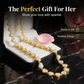 🥳 2026 Ny Stil 🥳💞 50K+ Sålda! 💥 50% RABATT! 🔥 Glänsande Hjärta Statement Kedjehalsband – Rhinösten, Guld/Silver, Justerbar Längd – Perfekt Present 💖