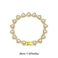 🥳 2026 Ny Stil 🥳💞 50K+ Sålda! 💥 50% RABATT! 🔥 Glänsande Hjärta Statement Kedjehalsband – Rhinösten, Guld/Silver, Justerbar Längd – Perfekt Present 💖