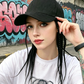 🧢 50% RABATT NU! 🌬️ Baseballkeps med Fästade Flätor – 2-i-1 Keps & Peruk, Realistisk Stil & Justerbar Passform ✨