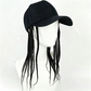 🧢 50% RABATT NU! 🌬️ Baseballkeps med Fästade Flätor – 2-i-1 Keps & Peruk, Realistisk Stil & Justerbar Passform ✨