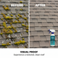 🌧️ Rengöringsspray för flera ytor av takmossa och alger – Spraya, skölj och se det glänsa! 🏠✨ Effektiv mot mossa, skonsam mot växter – ett renare tak på några minuter. 🌿💧