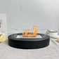 🔥✨ Rök- och Luktfri Kamin | Elegant Oval Glaskupol · Portabel och Lätt · Lättantändbart Bioetanol · Romantisk Atmosfär