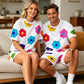 Unisex Blommigt T-shirt och Shorts Set