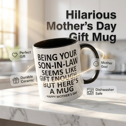 📢📢 50% RABATT!! ⏰ ”Att vara din svärson” Humoristisk Kaffemugg