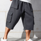 🩳 50% RABATT NU! 🔧 🌲 Casual cargo capri-shorts för herrar – Stora fickor & vida ben 🌲