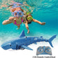 🦈 50% RABATT NU! 🥳 2.4G Fjärrstyrd Haj – 50K+ SÅLDA! – Mjuk simning, uppladdningsbar & hållbar – perfekt för pool eller bad – kul vattenaction 🌊