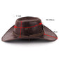 🤠 Vintage-cowboyhatt med bred brätte och rem