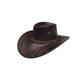 🤠 Vintage-cowboyhatt med bred brätte och rem
