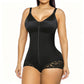 🖤 50% RABATT NU! ✨ Formande Bodysuit – Frontlås & 360° Magkontroll – Justerbara Axelband & Anti-Rull Silicone 👗