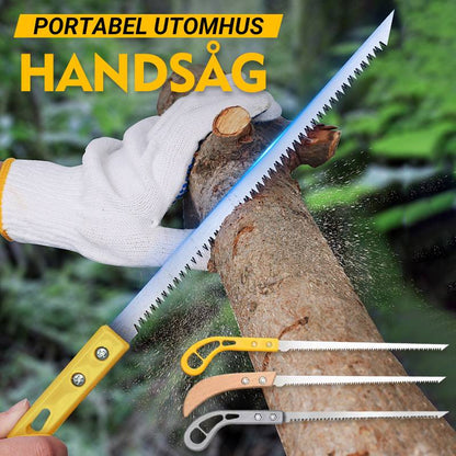 ✂️ 50 % RABATT NU! 🌿 Effektiv handsåg – 3-sidiga rakhyvlar, böjt blad & ergonomisk design – perfekt för utomhuspromenader och trädgårdsarbete 🏕️