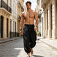 👖 50% RABATT NU! 🌿 Herr Casual Harem Byxor med Elastiska Anklar – Avslappnad Passform & Justerbar Midja – Andningsbar Bomullsblandning & Smalnande Silhuett 🧘‍♂️
