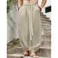 👖 50% RABATT NU! 🌿 Herr Casual Harem Byxor med Elastiska Anklar – Avslappnad Passform & Justerbar Midja – Andningsbar Bomullsblandning & Smalnande Silhuett 🧘‍♂️