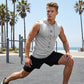 🏃 50% RABATT NU! 💪 Herr Ärmelös Hoodie & Shorts Set – Atletisk & Casual Passform – Andningsbar & Snabbtorkande 🏋️‍♂️