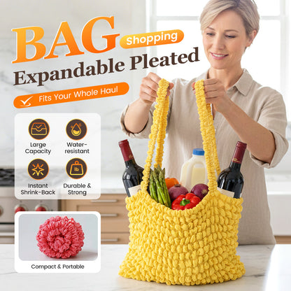 📢📢50% RABATT!! ⏰Expanderbar Plisserad Shoppingväska