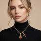 ✝️50 % RABATT✨ Gold Faith Double Pendant | Justerbar kedja · Utsökt hantverk · Helig elegans · En meningsfull gåva