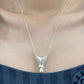 Halsband med blombukett