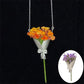 Halsband med blombukett