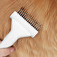 🐕 50% RABATT! 🐈 Avmattningstam för Hundar & Katter – Halkskyddat Grepp, Tvåsidigt & Skonsamt mot Huden – Tar bort Knutar & Löst Underpäls ✨