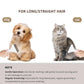 🐕 50% RABATT! 🐈 Avmattningstam för Hundar & Katter – Halkskyddat Grepp, Tvåsidigt & Skonsamt mot Huden – Tar bort Knutar & Löst Underpäls ✨