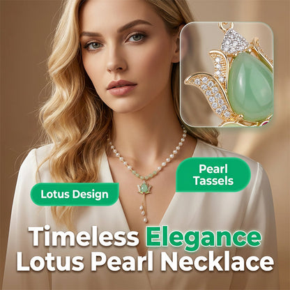💐 50% RABATT! Lotus Pärlhalsband för Damer – Perfekt Semesterpresent 🎁💖