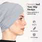 👒 Köp 1 få 1 GRATIS!🌸 Mjuk Stretch Turban Mössa – Mjölksilke Tyg & Anti-Halk Passform – Hår Volym Döljare – Multi-Använd Under Sjaal 🧣
