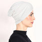 👒 Köp 1 få 1 GRATIS!🌸 Mjuk Stretch Turban Mössa – Mjölksilke Tyg & Anti-Halk Passform – Hår Volym Döljare – Multi-Använd Under Sjaal 🧣