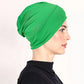 👒 Köp 1 få 1 GRATIS!🌸 Mjuk Stretch Turban Mössa – Mjölksilke Tyg & Anti-Halk Passform – Hår Volym Döljare – Multi-Använd Under Sjaal 🧣