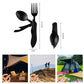 🍴 50% RABATT NU!🏕️ 4-i-1 Utomhus Fällbart Bestickset – Rostfritt Stål Multi-Tool – Kompakt Camping- & Vandringstillbehör 🎒