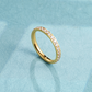 Minimalistisk Pavé Zirkon Ring för Kvinnor