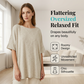 👚 50% RABATT NU!🌸 Dam Lös Båthalsringning Topp – Mjuk & Andningsbar – Elegans i Vardagen ✨