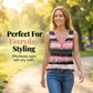 👚 50% RABATT! 🎉 Randig tvådelad linne för damer – Sval, ledig & perfekt för sommaren – matcha shorts eller jeans för en avslappnad look 🩳