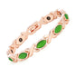 ✨ 50% RABATT! 🧲 Magnetiskt kors & kattöga armband – Elegant, justerbart & roséguld – Unik design med andlig touch – perfekt för dagligt bruk eller som en meningsfull present 💚