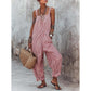 👗 50% RABATT NU!✨ Dam Casual Randig Jumpsuit – Andningsbar, Lös Passform & Spaghetti Band – Sommar Essential ☀️