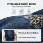 Skinny-jeans för dam med leopardmönster och slitningar