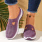 🥿 50% RABATT! ✨ Damernas mesh slip-on skor – Andningsbara, stötdämpande & halkfria – Perfekta för vardagspromenader, resor eller avslappnade dagar – lätta och bekväma 🌬️