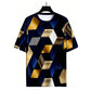 👕 50% RABATT NU! 🔷 Herr 3D Geometriskt Tryckt T-shirt med Rund Halsringning – Mjuk, andningsbar & ifallögonfallande design – perfekt för avslappnade dagar, fester eller streetwear 🎨