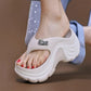 👡 50% RABATT NU! ✨ Plattåiga tångsandaler för damer – Bekväma, retro & stabila – perfekta för sommar, strand eller en dag i parken – sköna att gå i hela dagen ☀️