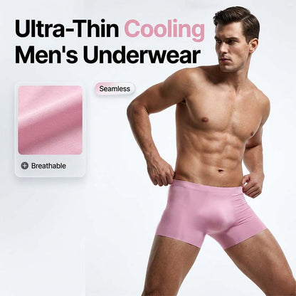 Men's Ultra-Thin Comfortable Ice Silk Underwear