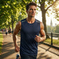 💪 BEGRÄNSAD TID: 50 % RABATT! ✨ Snabbtorkande sportlinne för män – reflekterande, andningsbart, fri passform 🏃‍♂️