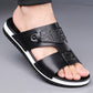Herr Konstläder Slip-On Sandaler