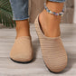 👡 50% RABATT NU! 🌬️ Damernas andningsbara stickade påklingsmules – Lätta och skumgummifodrade – Lätt att ta på/av, perfekta för vardagar eller snabba ärenden – luftiga och bekväma 🌸