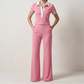 👚 50% RABATT NU! 👖 Dam Skjorta & Byxor 2-Delat Set – Mjukt, andningsbart & matchande – Perfekt för arbete, resor eller avslappnade dagar – enkel stil med komfort 🌸