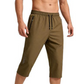 🩳 50% RABATT! ✨ 3/4-joggingbyxor för herrar – Snabbtorkande & lätta – Elastisk midja & dragkedjefickor – perfekt för sport, resor eller varma dagar 🏃‍♂️