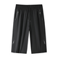 🩳 50% RABATT! ✨ 3/4-joggingbyxor för herrar – Snabbtorkande & lätta – Elastisk midja & dragkedjefickor – perfekt för sport, resor eller varma dagar 🏃‍♂️
