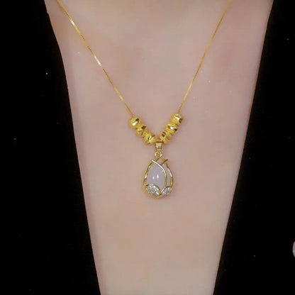 Elegant Tulpan Hänge Halsband