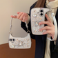 📱 TIDSBEGRÄNSAD 50% RABATT! ✨ 3D Fjäril Handväska Telefonfodral – Strass, Avtagbar Rem, Stötsäker 🦋