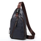 🎒 50% RABATT NU! 🧳 Herr PU Läder Chest Bag – Lättvikt, Organiserad & 3-i-1 Stil – Bär Som Bröstväska, Axelväska Eller Handväska 🔥